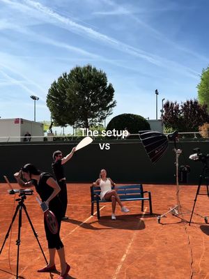 ellesse Pro Tennis 26 worn by Donna Vekic  Available online soon  #tennis #setupvsshot #photography #videography 