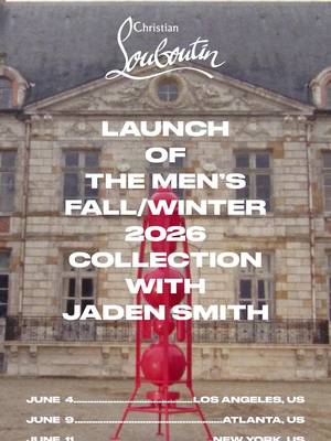 The @Christian Louboutin Men’s Fall/Winter 2026 Pop-Up Is Coming To LA, ATL, NYC, Paris, And London Soon. Get On The Guest List At The Link In My Bio