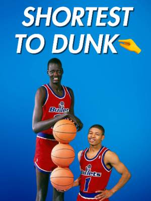 Who is the shortest player to dunk in an NBA game?🤔