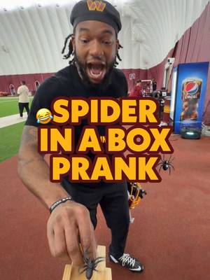 there was in fact no question in the box #commanders #terry #spider #prank 