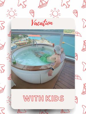 POV: you booked a whirlpool balcony on a cruise with 3 under 5 and refuse to spend naptime stuck in the cabin 😎🛳️🫧 #CruiseWithKids #WhirlpoolBalcony #FamilyCruise #TravelWithToddlers 