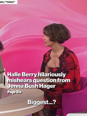 Halle Berry heard something completely different 💀