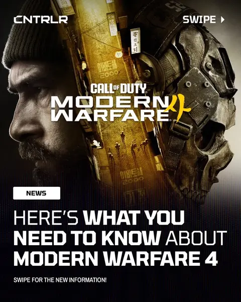 Here’s some of the information you need to know about the newly announced Modern Warfare 4‼️💭 Are y’all excited to play this when it launches on October 23⁉️ #callofduty #cod