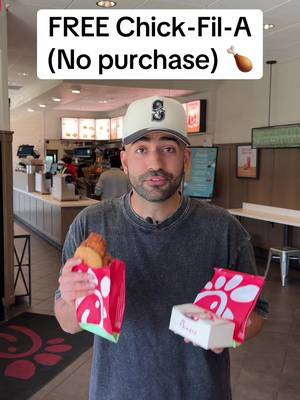 FREE Chick-fil-A chicken sandwich, chicken biscuit, and nuggets (no purchase) 🍗 #chickfila #fastfood 