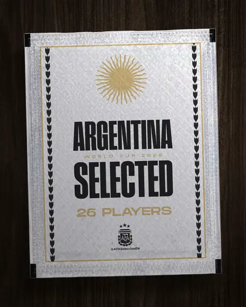 The squad selected by Lionel Scaloni to defend our crown at the 𝟐𝟎𝟐𝟔 𝐅𝐈𝐅𝐀 𝐖𝐨𝐫𝐥𝐝 𝐂𝐮𝐩. #Argentina #Football #Champions #WorldCup 