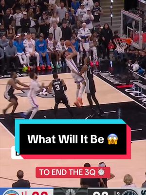 What a way to end the 3Q 🚨‼️ #NBA #Basketball #NBAPlayoffs #Wemby #Spurs 