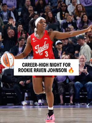 Raven Johnson found her groove in the @Indiana Fever’s game against the Valkyries 🤗 The rook had a career-high 16 PTS, 4 REB, 2 AST & 2 3PM in 21 minutes of play! #WNBASeason30 #ravenjohnson #indianafever #WNBA 