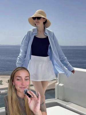 Lily Collins spotted in our skort 👀 and it’s only $36 right now 😱 #emilyinparis #lilycollins #fyp #foryou #pickleball 