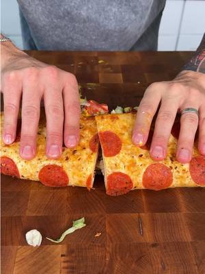 Pepperoni pizza sub wrap #EasyRecipe #cooking #keto #recipes 