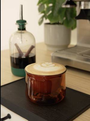 My favorite way to make the brown sugar shaken espresso is with homemade coffee syrup!  The recipe is 1 cup of brown sugar, 1 cup of water, 2 cinnamon sticks simmered for 10 minutes! 