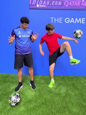 Can you do this skill?😨 THE GAME BEFORE THE GAME at #PlayStationHouse  @playstation @championsleague
