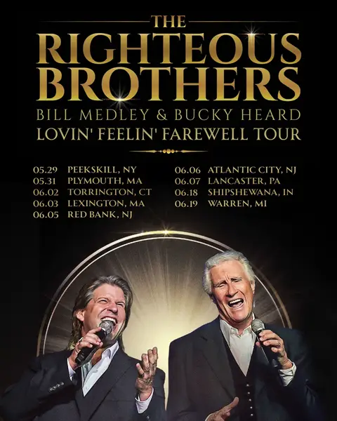 but we’re just getting started! Let us know where we’ll be seeing you or where we should go next 🤔 Visit the link in our bio for tickets and more info #righteousbrothers #therighteousbros #billmedley #60smusic #OnTour