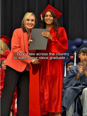 Flew across the country to see my niece graduate middle school 😮‍💨❤️ Straight pain, but so proud.  #pov #niece #uncle #graduation #emotional 