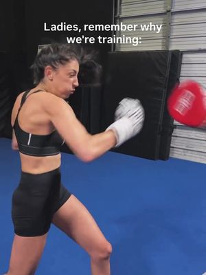 Ladies, let’s keep getting stronger 💪🏼 #boxing #selfdefense #badass #fighter #training 