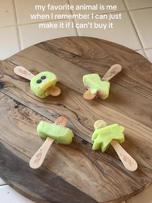 we have diy green apple frollies at home now 🍏🍏🍏 #DIY #greenapple #greenapplefrollies #icanmakeit #frozendessert 