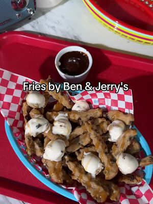 Fries, but make it dessert 🍟 #benandjerrys #icecream #dessertfries 