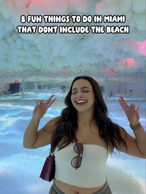 Here are 8 fun things to do in Miami that don’t include the beach:  🎈Balloon Museum  📍318 NW 23rd St, Miami, FL 33127 🍦Museum of Ice Cream  📍851 NE 1St Ave Miami, FL 33132  🔭 Phillip and Patricia Frost Museum of Science  📍1101 Biscayne Blvd Miami, FL 33132 🎂Yann Couvreur Baking Class 📍2243 NW Second Ave Miami, FL 33127 🥐Casa Bake Baking Class 📍7165 SW 47th St Ste 316 Miami, FL  33155 🛼 Miami Roller Rink  📍12265 SW 112th St Miami, FL  33186 🏖️ Venetian Pool  📍 2701 De Soto Boulevard Coral Gables, FL 33134 🏟️ Inter Miami CF at Nu Stadium  📍 1900 NW 37th Ave Miami, FL 33125 #iviethefoodie #thingstodomiami #miamifoodie #miamiitinerary