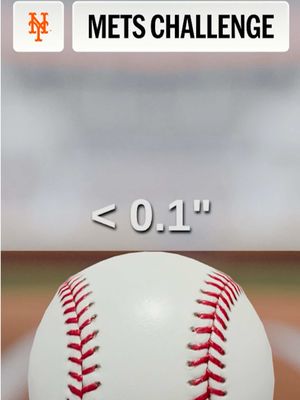 It doesn’t get much closer than that 😮 #MLB #abssystem #mets