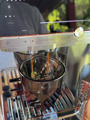 first sip and impression on @Ninja Kitchen all new AutoBarista Pro. More video on this soon! #coffee #barista #espresso #coffeetiktok 