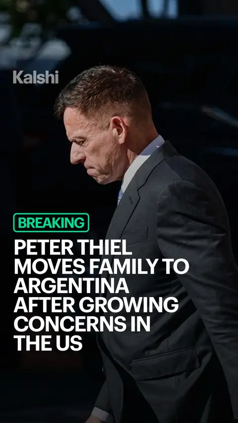 Peter Thiel has moved his husband and children to Buenos Aires, buying a $12M mansion in Barrio Parque and enrolling kids in local schools. Thiel’s interest grew over fears that California’s proposed one-time 5% wealth tax on billionaires would set a dangerous precedent for future repeated wealth taxes and broader asset seizures. He sees Argentina as a low-regulation haven aligned with his views on reducing government bureaucracy. The move serves as a “Plan B” — southern hemisphere base for potential global risks. Kalshi traders give a 37.8% chance the California billionaire wealth tax passes.