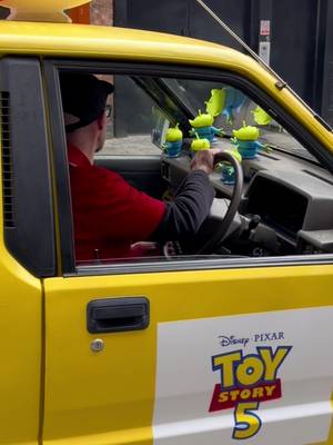 Spotted in London 👀 Heard they’re en route to Papa Johns Pizza Planet… 🍕#ToyStory5