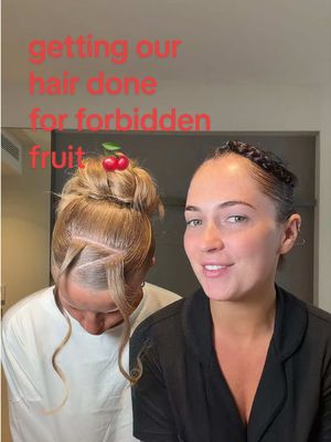 hair vlogggg!! it’s forbidden fruit dayyy🍒🫦 @Abbie Beggs 
