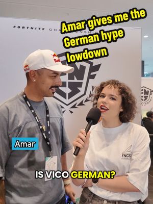 I needed some help with the German crowd so I asked @amar... #fncs