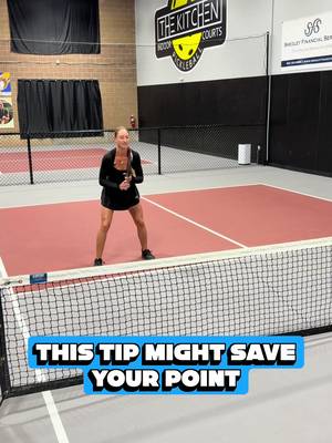 Popped up dinks are inevitable, but losing the point doesn’t always have to be!  Next time, your partner, or you pops up a dink, instead of getting ready to take a lost point, try stepping back a foot or two!  Can you spot the difference between my two examples?  #pickleball #pickleballtips #pickleballtraining #pickleballstrategy #pickleballcoach 