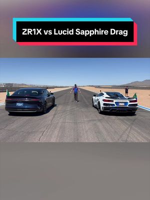 ZR1X vs Lucid Sapphire drag race! 