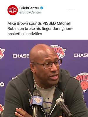 Everyone wants to know how Mitchell Robinson got hurt now 😭 