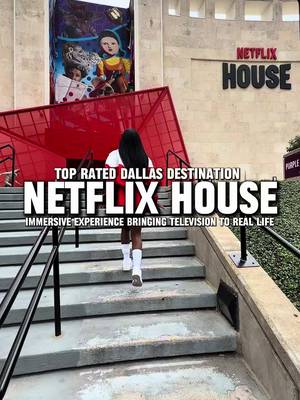 Immersive Netflix Experiences in Dallas #NetflixPartner What if your favorite Netflix shows and movies came to life and you starred as the main character? That’s exactly what Netflix House in Dallas delivers with immersive experiences, food, games, and shopping all under one roof. Your character comes to life the moment you step into experiences like Squid Game: Survive the Trials or Stranger Things: Face the Dark, where you become part of the story instead of just watching it. Whether you want to make a full day of it with friends or plan your next family outing, there’s plenty to explore with new experiences rotating throughout the year. Here’s What You Can Expect: 🎮 Immersive Netflix experiences like Squid Game & Stranger Things 🕹️ RePLAY Arcade inspired by popular Netflix titles 🍔 Food & drinks at Netflix BITES 🛍️ Fan merchandise at Netflix SHOP ⏰ Hours: Mon-Thu 10AM-10PM Fri-Sat 10AM-11PM Sun 10AM-9PM This makes for the ultimate summer getaway experience, so add this to your list of things to do in Dallas. Would you try it? 📍@netflixhouse  13550 N Dallas Parkway, Dallas, TX, 75240 #NetflixHouse #ThingsToDoInDallas #DallasInfluencer #DallasContentCreator