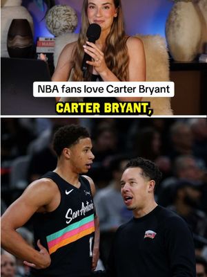 Carter Bryant has been a rising star in the playoffs #spurs #nbafinals 