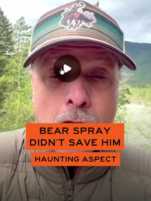 This spring, a hiker named Anthony Pollio deployed bear spray during a grizzly encounter in Glacier National Park and was still killed. #meateater #fyp #fueledbynature