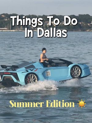 Things To Do In Dallas  Summer Edition☀️ Dallas summers hit different when you're on the water. ☀️🌊🔥 Don't let summer pass you by without trying this! 🚤💨 📍 Lake Ray Hubbard🔥 Red Dragon offers Yacht Rentals🏎️ Jet Cars🌊 Jet Skis Reddragondtx on IG ⭐️ Who are you bringing with you? Tag them below! 👇 #JetSkiLife #thingstodo #thingstodoindallas #SummerVibes #DallasActivities 