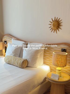 If you’re planning a trip to Nice, save this video for later ✨ We stayed at Le Soleila and loved it! It had the perfect location, super comfortable bed, and surprisingly affordable for Nice! It ended up being the perfect spot to come back to with a restaurant and bar.  Make sure you follow for more travel recs like this! ✈️ #nicefrance #france #southoffrance #francehotel #hotelreview 