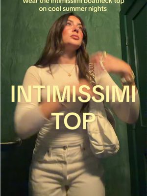 Thank goodness for it’s versatility lol this hack saved me last night !!! Then we went to a rooftop I got cold and I put it back on normally #intimissimi #boatneck #cashmere #versatile #highnecktop 