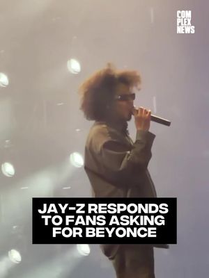 JAY-Z responds to fans calling out for Beyonce 😂 “Oh 👀 she’s not working tonight” 