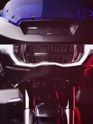 Ask and you shall receive. The Midnight Ember paint, the eagle, the tinted windshield, and plenty of red, white and blue, now available with the Sharknose attitude. Hit the link in bio for all the details on the 2026 Road Glide Liberty Edition. #HarleyDavidson
