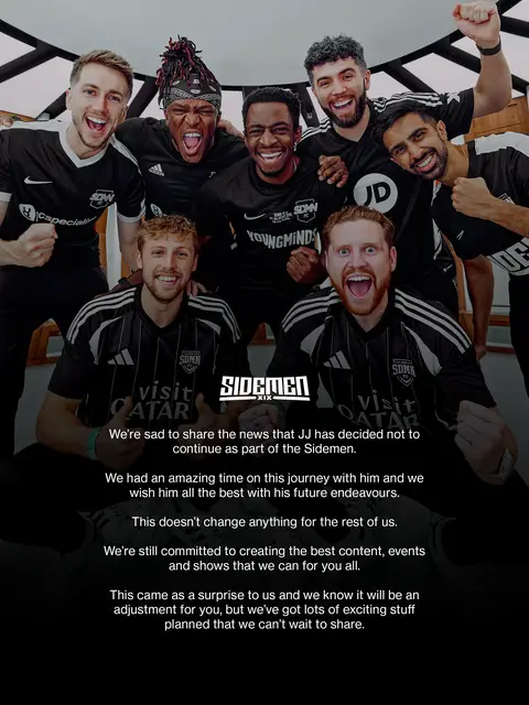 We had an amazing time on this journey with him and we wish him all the best with his future endeavours. This doesn't change anything for the rest of us. We're still committed to creating the best content, events and shows that we can for you all. This came as a surprise to us and we know it will be an adjustment for you, but we've got lots of exciting stuff planned that we can't wait to share.