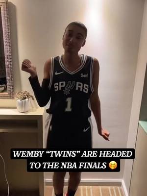 Imagine seeing two @Victor Wembanyamas on the court 😵‍💫😂  (via @Eve) 