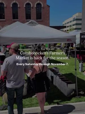 Did you know? The Conshohocken Farmers’ Market is back for its fourth season, with vendors popping up every Saturday from 9 AM to noon through November 7. The market takes place in the plaza next to Hotel West & Main in downtown Conshohocken, with local food, produce, baked goods, coffee, live music, and free nearby parking. Would you stop by on a Saturday morning? 🎥 Credit: - Looking to find or host local events in your town? Follow + check the link in our bio to learn more. #conshohocken #conshy #conshohockenpa #PhillySuburbs #FarmersMarket