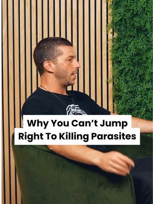 The biggest mistake in detox is treating it like demolition. People hear "parasites" and want to nuke everything immediately. Take the strongest herbs, kill it all, get it over with. This approach backfires constantly and here's why. Parasites don't just live in you. They live in a specific environment you've created. They harbor heavy metals. They release biotoxins when threatened. They've set up camp in a gut that's likely already compromised...leaky, inflamed, dysbiotic. If you go straight to killing without preparing the terrain, you're not detoxing. You're creating a toxic crisis. The sequence matters more than most think. #parasites #detoxdudes #detox #parasitecleanse 