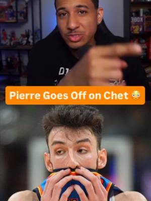 Pierre doesn't hold back on Chet Holmgren 🎙️ #chetholmgren #okcthunder #NBA #basketball #sports