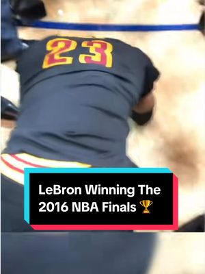 Cleveland… THIS IS FOR YOU 🏆 🥹 #NBA #Basketball #NBAFinals #LeBron #LeBronJames 