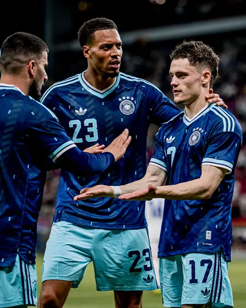 Good final test in Germany @dfb 🇩🇪👋🏼 See you in America 🇺🇸🫡