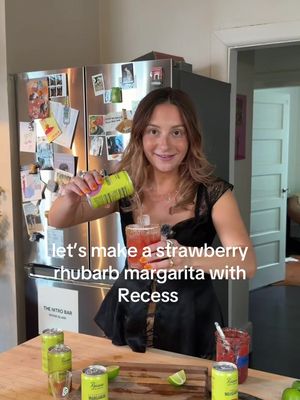 Adult recess with my favorite @Recess zero proof mini margs #recesspartner