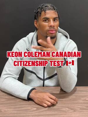 You passed the test in our books Keon 😌🇨🇦  #nfl #nflcanada #canada