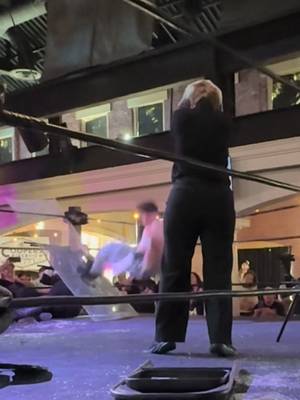 @Niñoextremo makes an insane CZW debut by hitting the coast to coast to #jimmylloyd !  #ninoextremo #combatzonewrestling #czwdevildeals #czw 