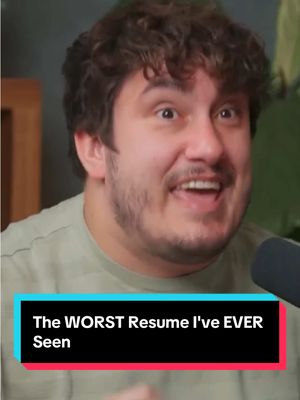The WORST Resume I've EVER Seen