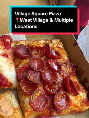 Amazing slices from @villagesquarepizza 😋🍕 #pizza #nyc #nycpizza #villagesquarepizza #nycfood 